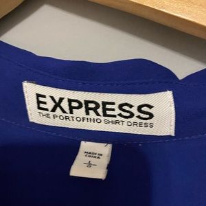 Express casual dress ,Royal blue,size L